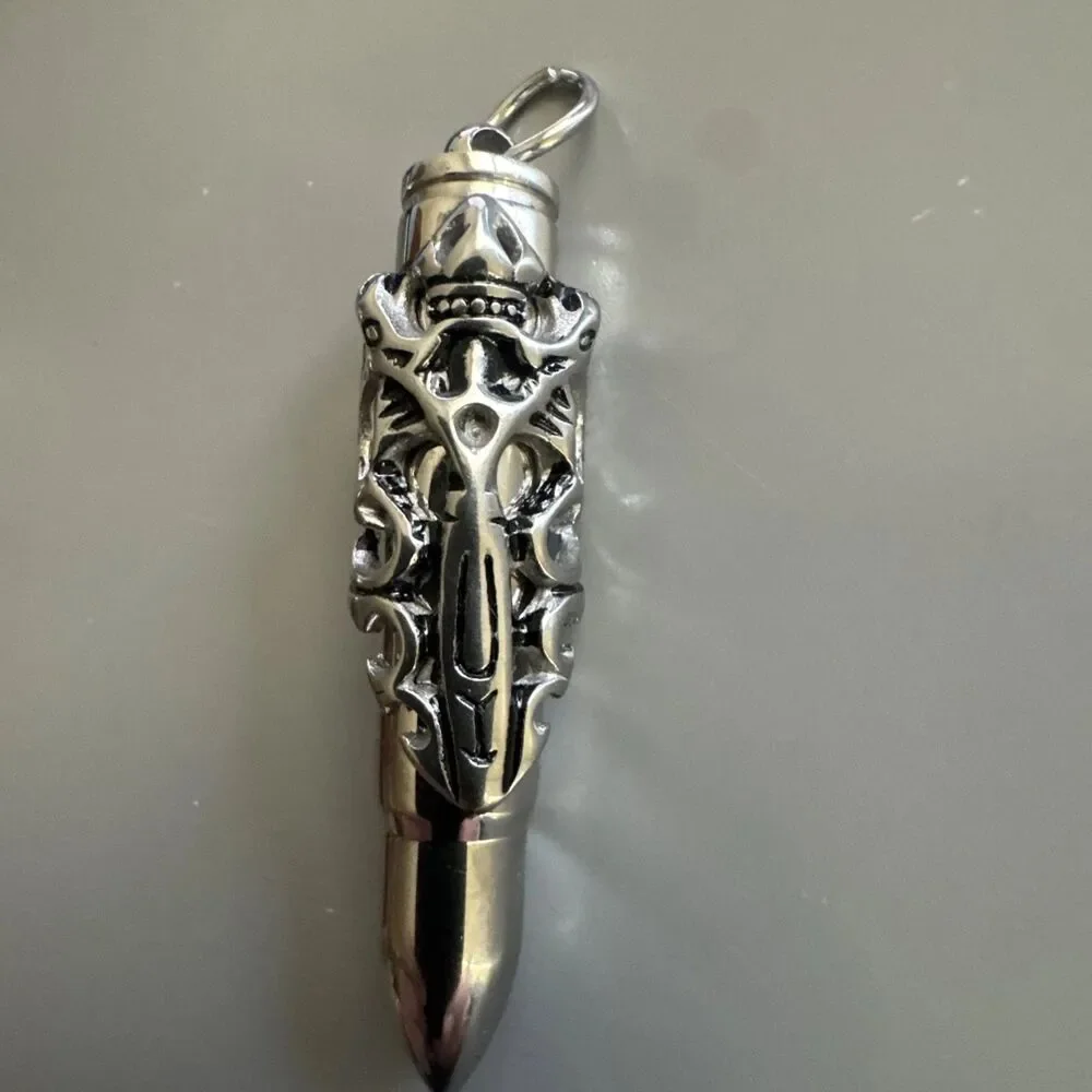 Silver Spark Jewels gun bullet